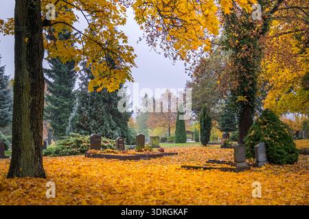 Final resting place cemetery Stock Photo