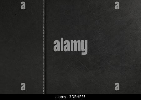 Black leather texture Stock Photo