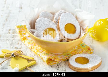 Easter egg cookies Stock Photo