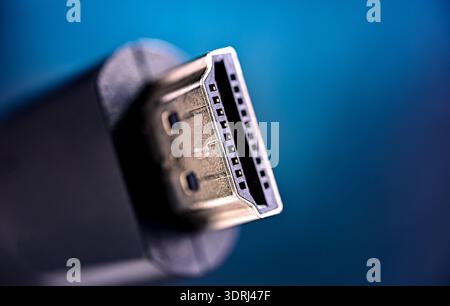 Male HDMI type A connector Stock Photo