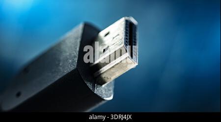 Male HDMI type A connector Stock Photo