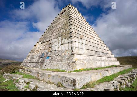 Pyramid of the Italians, 1937, mausoleum built by Francisco Franco ...