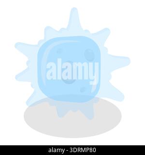 3D Isometric Flat Vector Set of Varieties Of Plankton Stock Photo