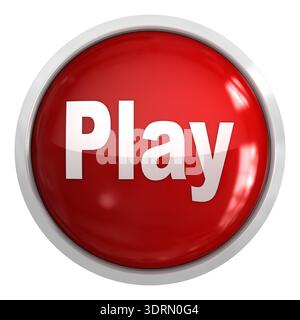 Play button Stock Photo