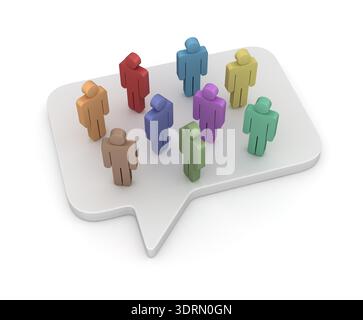Talking People Stock Photo