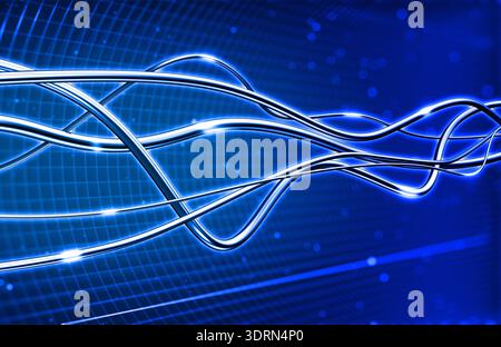 Fiber Optics Stock Photo