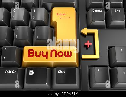 Buy Now button Stock Photo