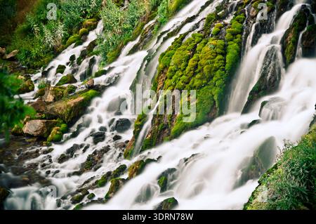 Cascading Water Stock Photo