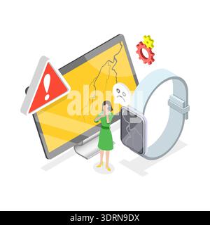 3D Isometric Flat Vector Conceptual Illustration of Product Quality Stock Photo