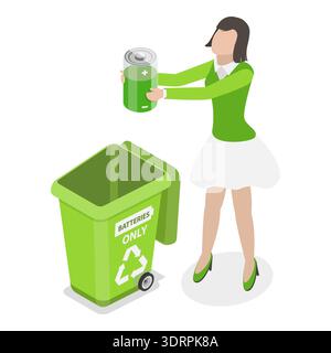 3D Isometric Flat Vector Conceptual Illustration of Climate Change Stock Photo