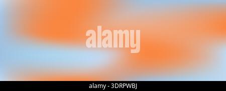 Sunset gradation in warm coral and bright blue color. Stock Vector