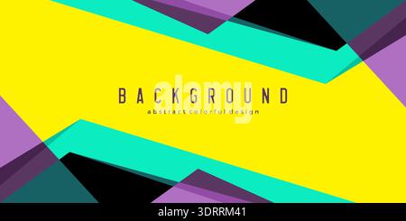 Abstract vector design for banner and background design template with modern color Vector Stock Vector