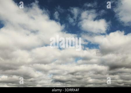 Mosaic of Clouds in the Sky During Daytime With Varying Shades and Patterns Stock Photo