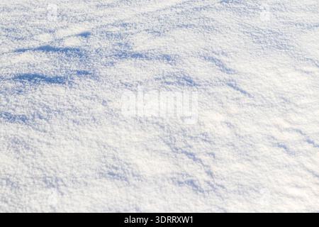 Shot of the surface covered with snow Stock Photo