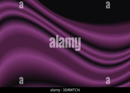 Abstract Velveteen background luxury cloth. Silk liquid wave or wavy folds. Texture velvet material for luxurious elegant design Stock Vector