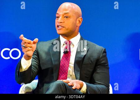 Gov. Wes Moore of Maryland the Politico Governors Summit, 19 Feb. 2026 Stock Photo