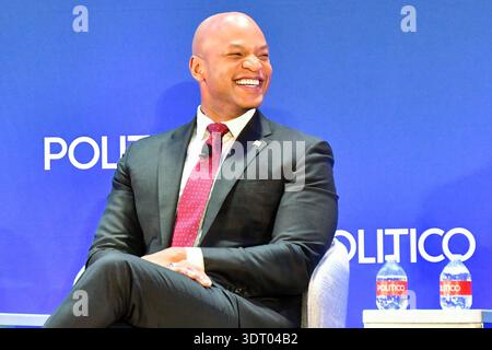 Gov. Wes Moore of Maryland the Politico Governors Summit, 19 Feb. 2026 Stock Photo