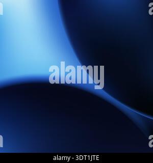 abstract background blue flowing gradients across a deep navy backdrop minimalist curves fluid motion for modern technology design Stock Vector