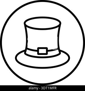 Magic hat Vector Icon Design Illustration Stock Vector