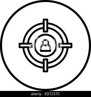 Head hunting Vector Icon Design Illustration Stock Vector