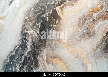 A beautifully textured marble imitated background with flowing patterns in soft earthy tones, showcasing intricate details and a natural aesthetic. Id Stock Photo