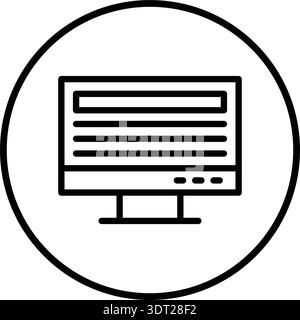Booking online Vector Icon Design Illustration Stock Vector