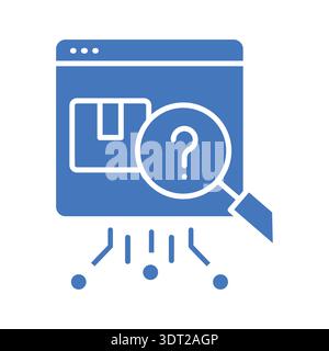 Demand forecasting color flat icon for digital and print projects.  Minimal clean icons for apps and websites. Modern simple icons for UI UX and brand Stock Vector