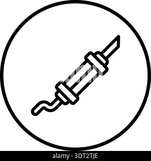 Exhaust pipe Vector Icon Design Illustration Stock Vector