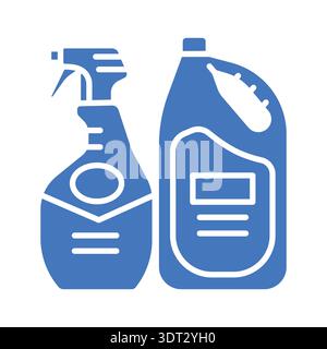 Cleaning products color flat icon for digital and print projects. PFAS product. Minimal clean icons for apps and websites. Modern simple icons for UI Stock Vector