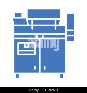 Food processing equipment color flat icon for digital and print projects. PFAS product. Minimal clean icons for apps and websites. Modern simple icons Stock Vector
