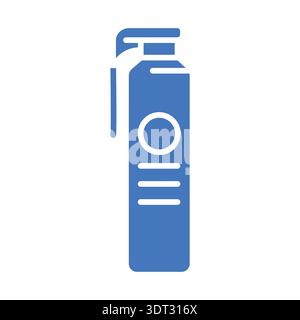 Industrial lubricant color flat icon for digital and print projects. PFAS product. Minimal clean icons for apps and websites. Modern simple icons for Stock Vector