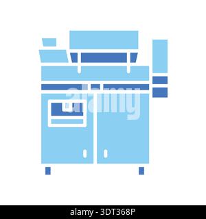 Food processing equipment color flat icon for digital and print projects. PFAS product. Minimal clean icons for apps and websites. Modern simple icons Stock Vector