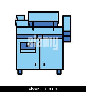 Food processing equipment color line icon for digital and print projects. PFAS product. Minimal clean icons for apps and websites. Modern simple icons Stock Vector
