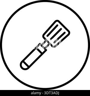 Spatula Vector Icon Design Illustration Stock Vector