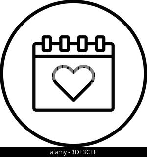 Calendar Vector Icon Design Illustration Stock Vector