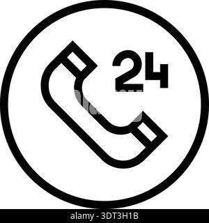 Customer Call Ser Vector Icon Design Illustration Stock Vector