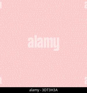 Seamless Pink Pattern White Dashes Random Short Line Vector For Textile Wrapping Abstract Background Stock Vector