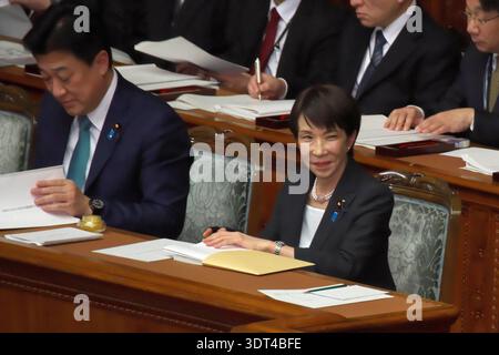 Sanae Takaichi während der Plenarsitzung des Unterhauses im Parlamentsgebäude. Tokio, 20.02.2026 *** Sanae Takaichi during the plenary session of the lower house of parliament in the Tokyo parliament building, 20 02 2026 Foto:xK.xNarax/xFuturexImagex plenarsitzzung 6210 Stock Photo