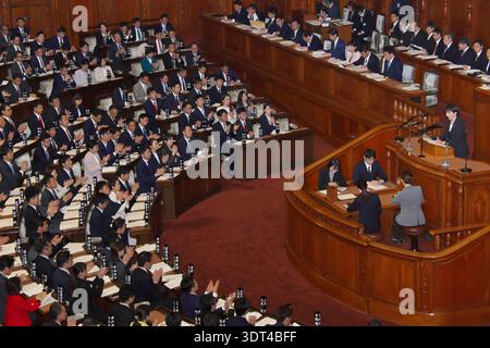 Sanae Takaichi während der Plenarsitzung des Unterhauses im Parlamentsgebäude. Tokio, 20.02.2026 *** Sanae Takaichi during the plenary session of the lower house of parliament in the Tokyo parliament building, 20 02 2026 Foto:xK.xNarax/xFuturexImagex plenarsitzzung 6207 Stock Photo