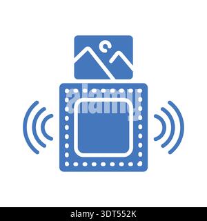 Photoelectric Sensor color flat icon for digital and print projects.  Minimal clean icons for apps and websites. Modern simple icons for UI UX and bra Stock Vector