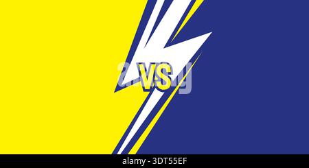 VS Versus Battle Fight Background Designs. VS Design Template Vector Stock Vector