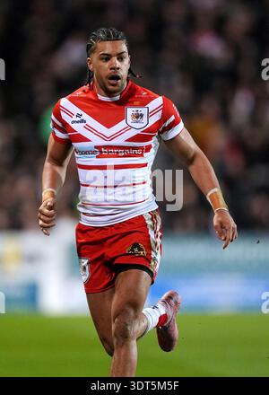 Lewis Murphy of St Helens in action during the Betfred Super League ...