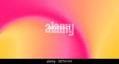 Abstract banner with fluid gradient and texture. Stock Vector