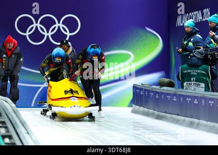 KALICKI Kim, PREPENS Talea (Deutschland) im Ziel, ITA, Olympische ...
