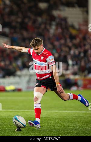 Gloucester, England, UK, 20 February 2026. Will Trenholm of Gloucester ...