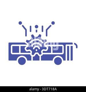 Public transportation analysis color flat icon. Vector isolated element. Editable stroke. Stock Vector