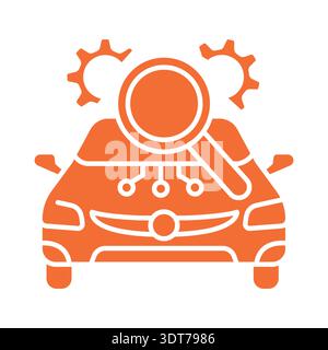 predictive maintenance color flat icon for digital and print projects.  Minimal clean icons for apps and websites. Modern simple icons for UI UX and b Stock Vector
