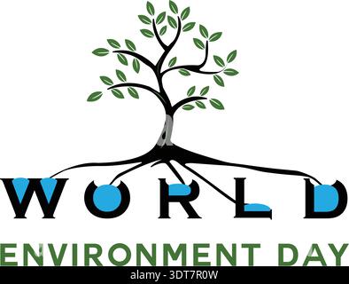 world environment day vector illustration Stock Vector