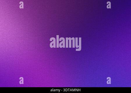 Abstract background showing purple and blue gradient with noisy grainy texture Stock Photo