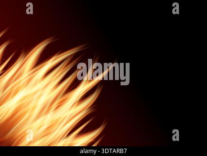 Fire Flames Background. Vector Illustration. Stock Vector